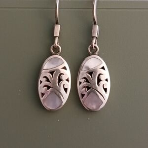 Lois Hill Mother of Pearl Sterling Silver Earrings